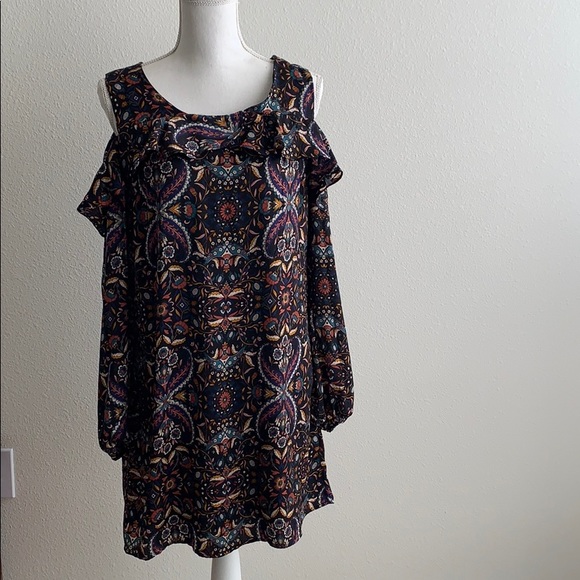 boho knee length dress